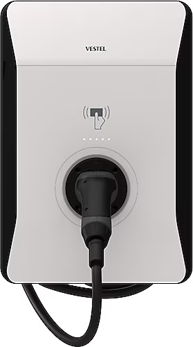 Vestel EVC04 AC22SW-T2P Smart Wifi 22 kW Kablolu Elektrikli Araç Şarj İstasyonu